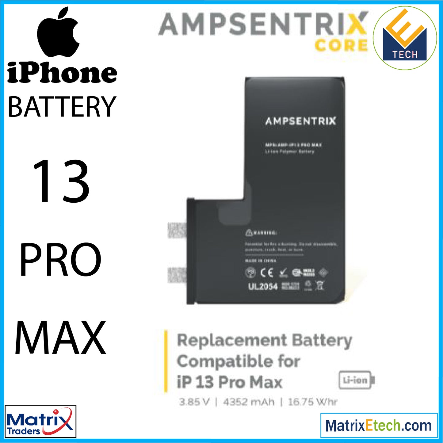 iPhone 13 Pro Max Replacement Battery Core