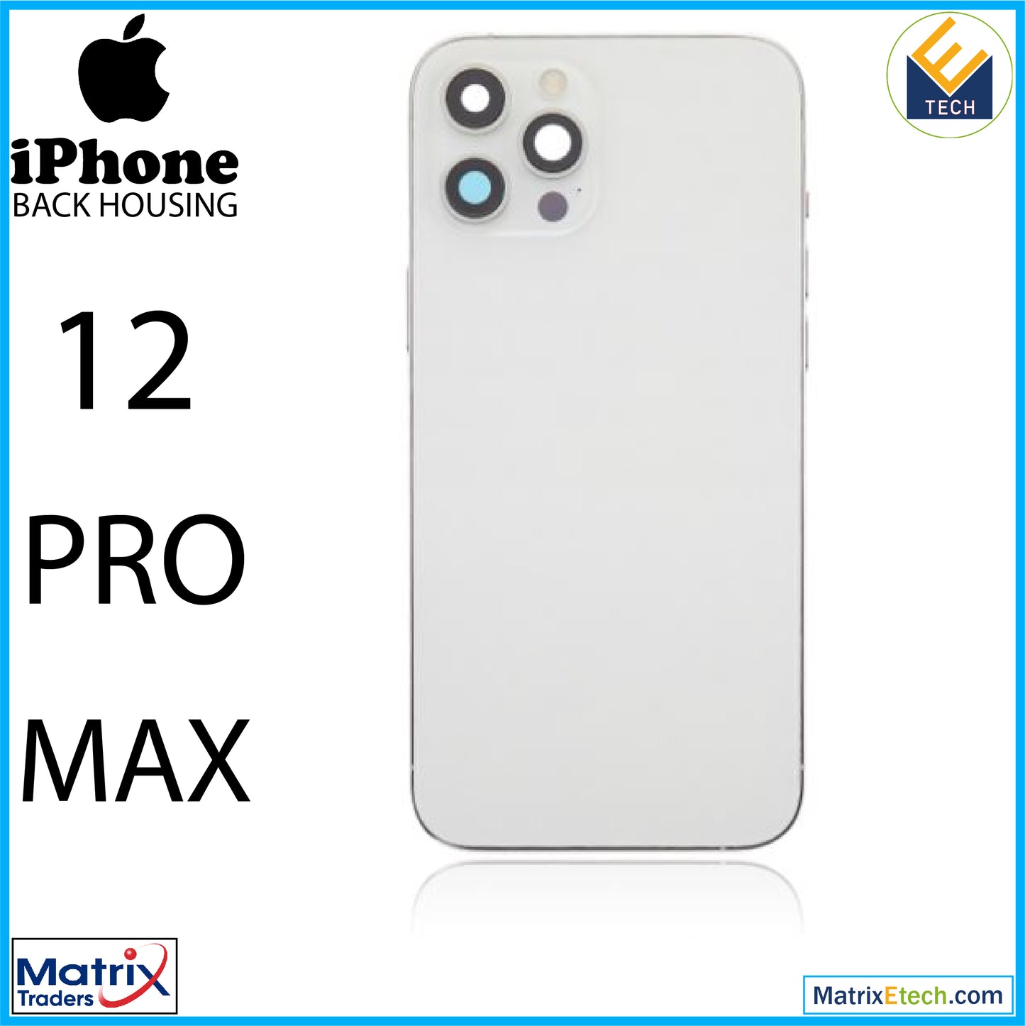 iPhone 12 Pro Max Back Housing W Small (US Version)