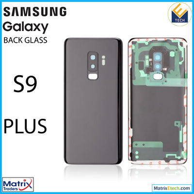 Samsung Galaxy S9 Plus Back Cover Glass With Camera Lens (Service Pack)