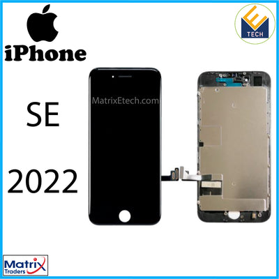 iPhone SE (2022) LCD Assembly With Steel Plate (Premium)