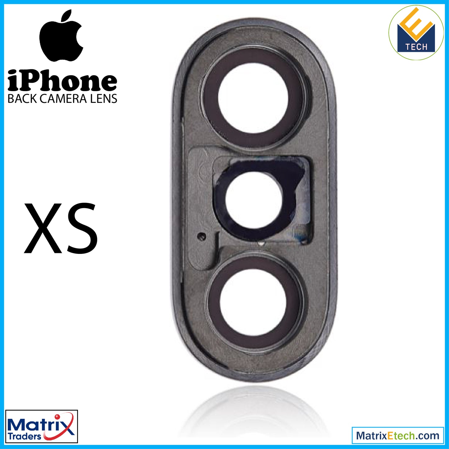 iPhone XS Back Camera Lens With Bracket & Bezel (10 Pack)