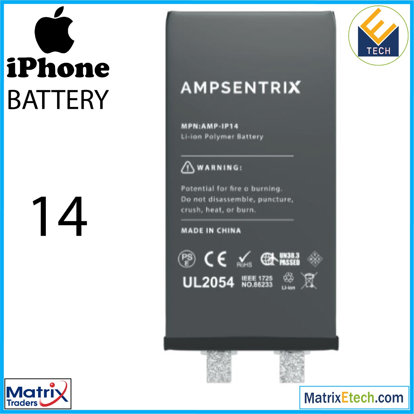 IPhone 14 Replacement Battery (Core Extended)