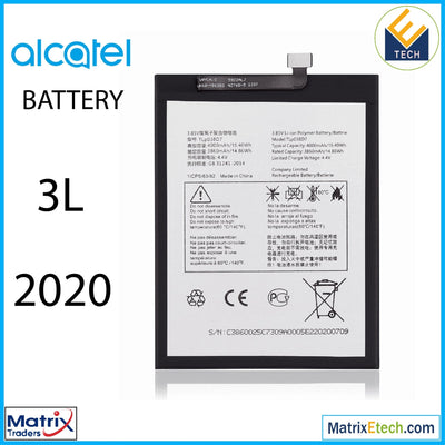 Alcatel 3L (5029 2020) Replacement Battery (TLp038D7) - Matrix Traders