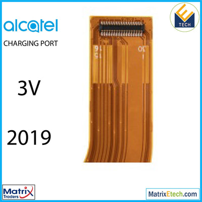 Alcatel 3V (5032 2019) Charging Port Flex Cable (Micro USB Version) (Aftermarket Plus) - Matrix Traders