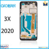 Alcatel 3X (5061 2020) LCD Assembly With Frame (Refurbished) (Black) - Matrix Traders