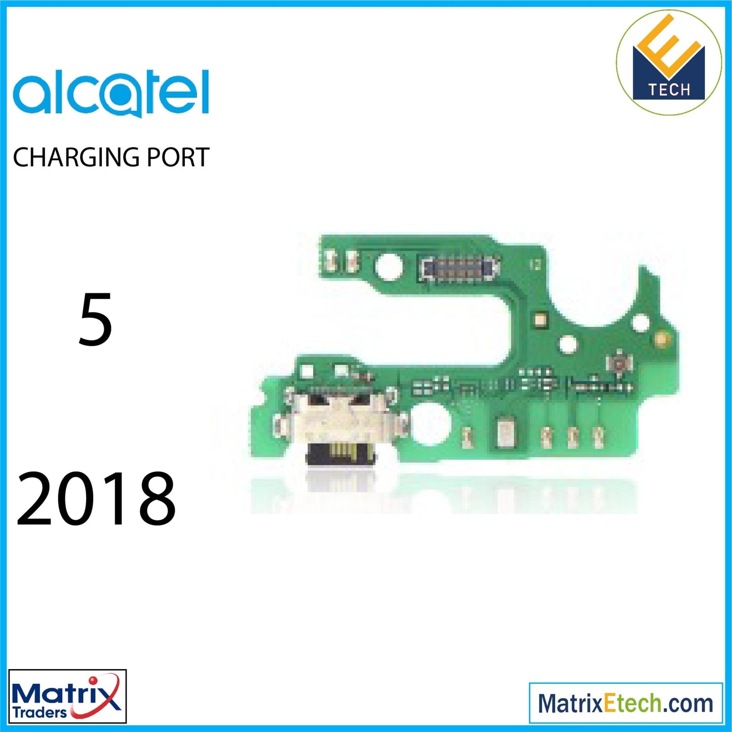 Alcatel 5 (5086 2018) Charging Port Board - Matrix Traders