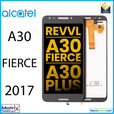 Alcatel A30 Fierce (5049 2017) LCD Assembly Without Frame (Refurbished) (All Colors) - Matrix Traders