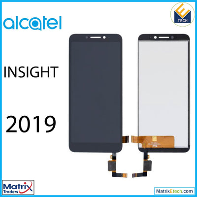 Alcatel AT&T Insight (5005R 2019) OLED Assembly Without Frame (Refurbished) (Black) - Matrix Traders