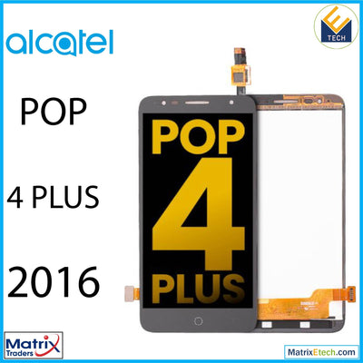 Alcatel Pop 4+ (5056 2016) LCD Assembly Without Frame (Refurbished) (Black) - Matrix Traders