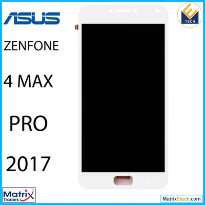 Asus ZenFone 4 Max Pro (ZC554KL 2017) LCD Assembly With Frame (Refurbished) (White) - Matrix Traders