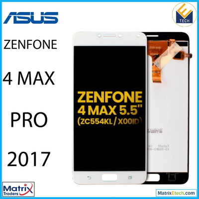 Asus ZenFone 4 Max Pro (ZC554KL 2017) LCD Assembly Without Frame (Refurbished) (White) - Matrix Traders