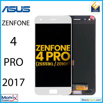 Asus ZenFone 4 Pro (ZS551KL 2017) LCD Assembly Without Frame (Refurbished) (White) - Matrix Traders