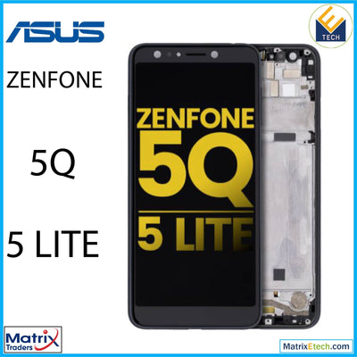 Asus ZenFone 5Q 5 Lite (ZC600KL X017DA) Best quality LCD Assembly With (Refurbished) (Midnight Black) - Matrix Traders