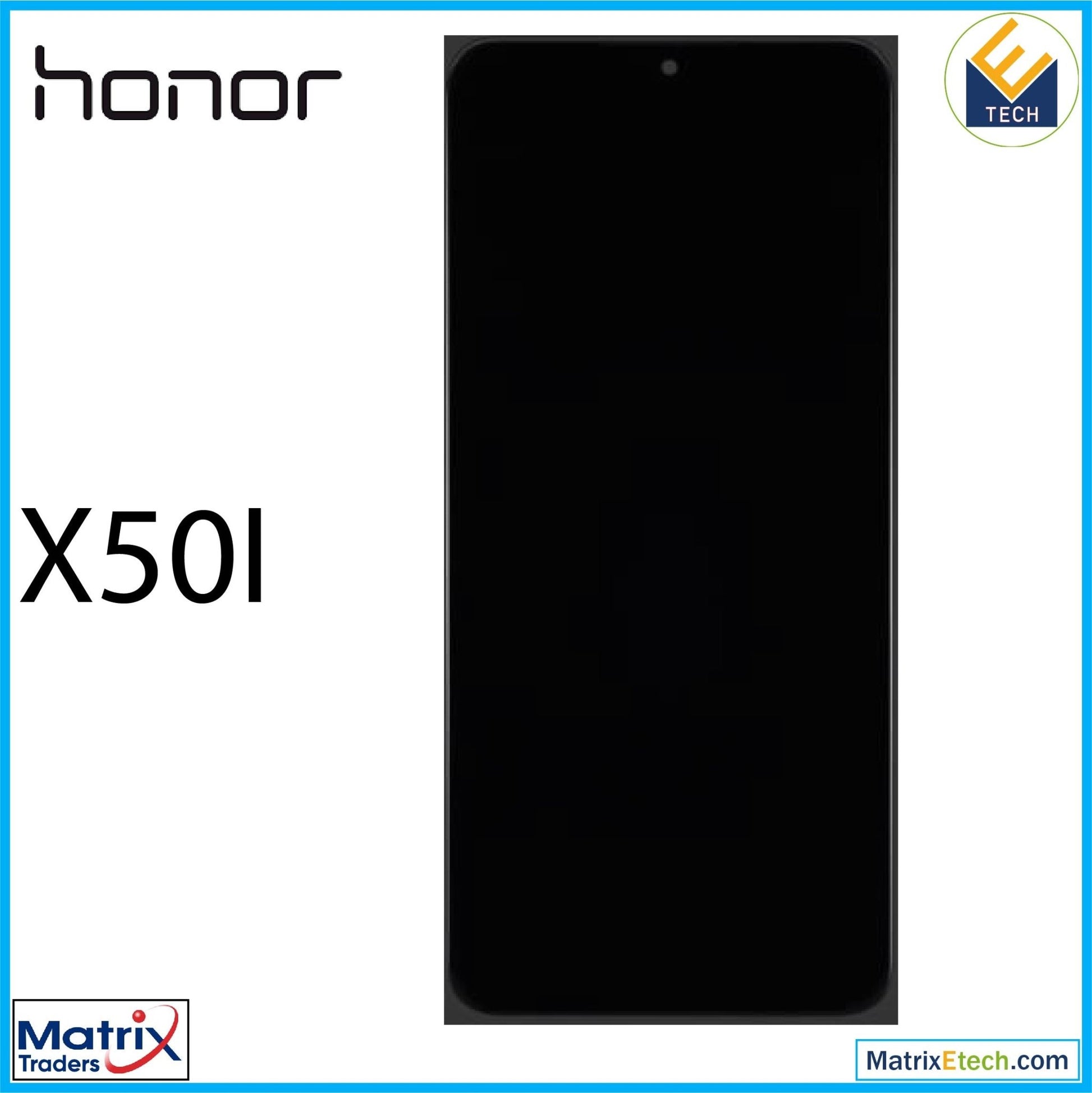 Honor X50i LCD Assembly Without Frame (Refurbished) (All Colors) - Matrix Traders