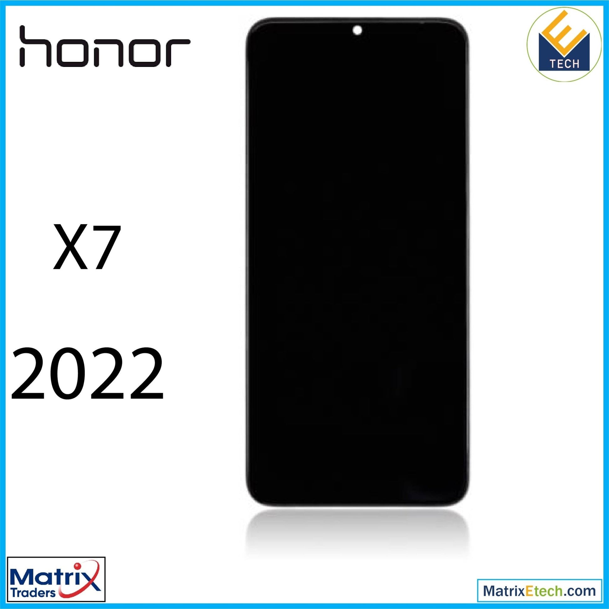 Honor X7 (2022) LCD Assembly With Frame (Refurbished) (All Colors) - Matrix Traders