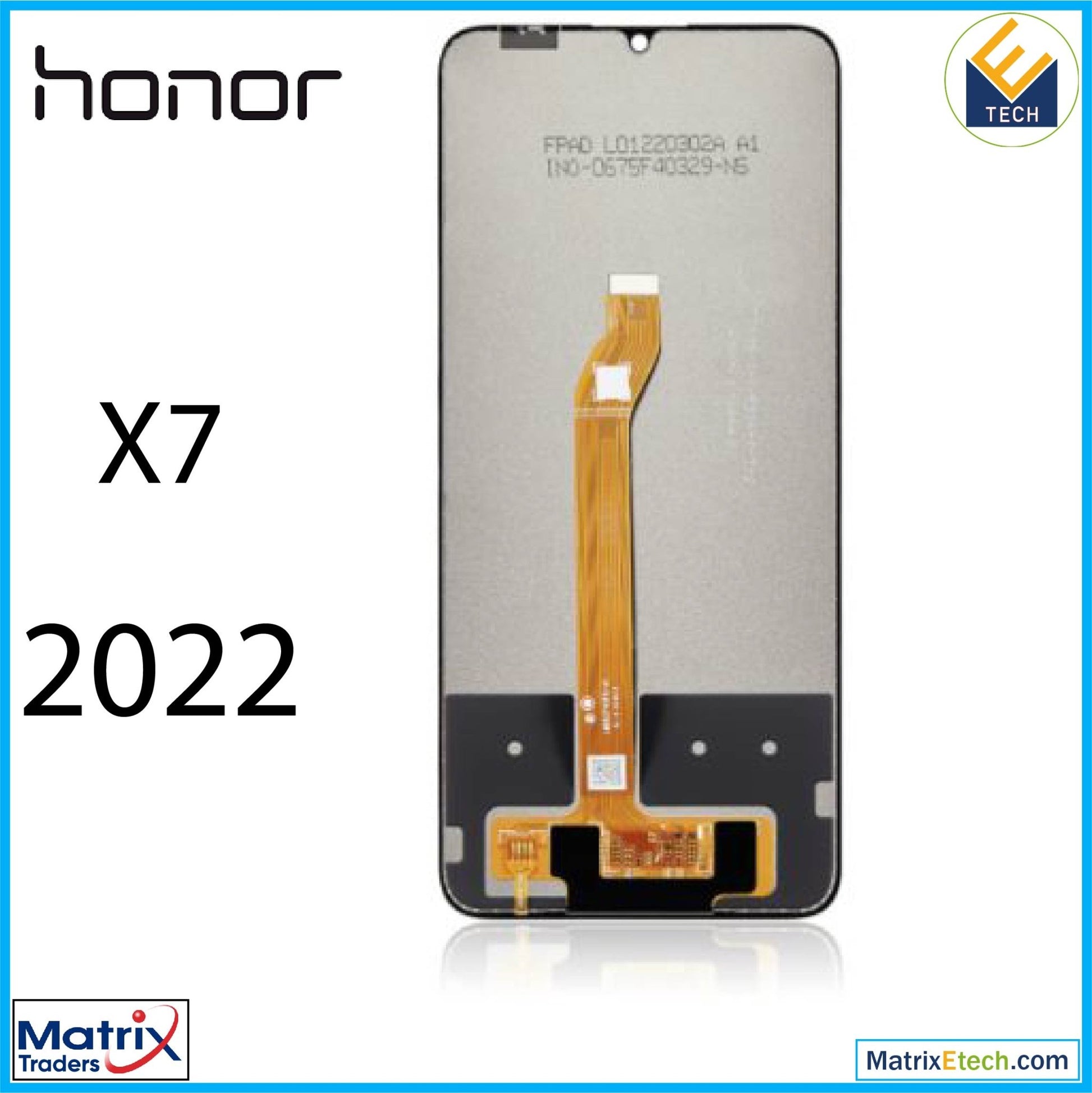 Honor X7 (2022) LCD Assembly Without Frame (Refurbished) (All Colors) - Matrix Traders