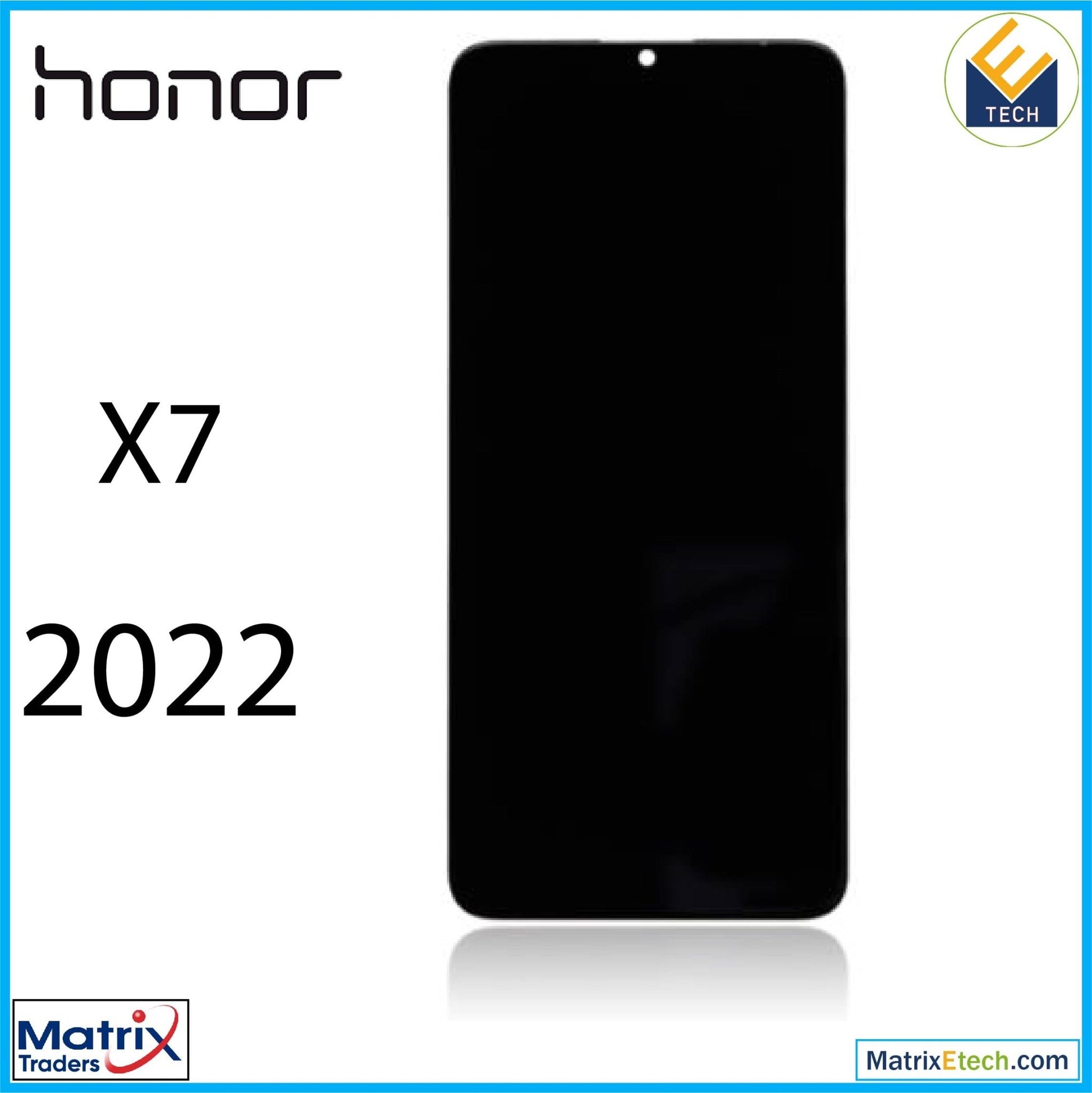 Honor X7 (2022) LCD Assembly Without Frame (Refurbished) (All Colors) - Matrix Traders