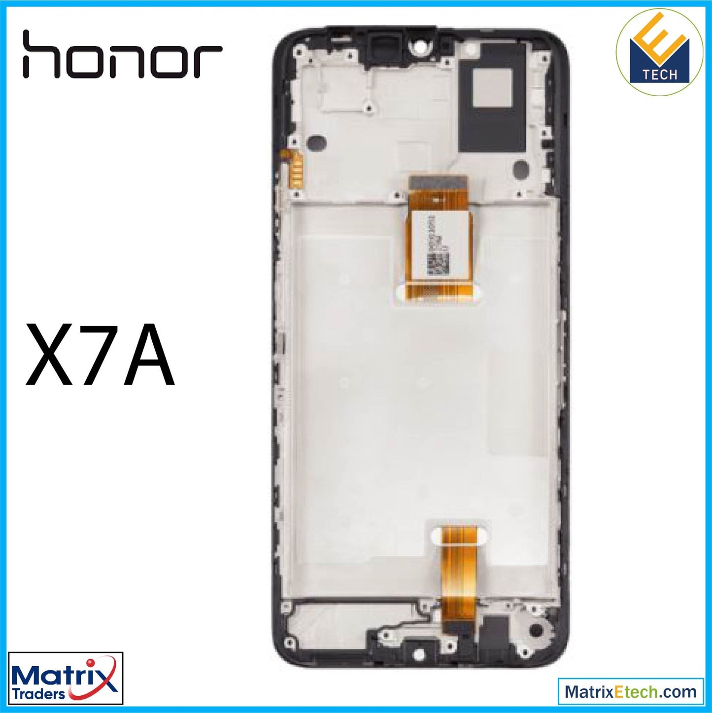 Honor X7A LCD Assembly With Frame (Refurbished) (All Colors) - Matrix Traders