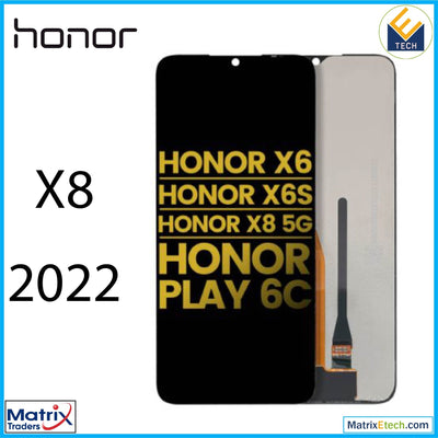 Honor X8 (2022) LCD Assembly Without Frame (Refurbished) (All Colors) - Matrix Traders