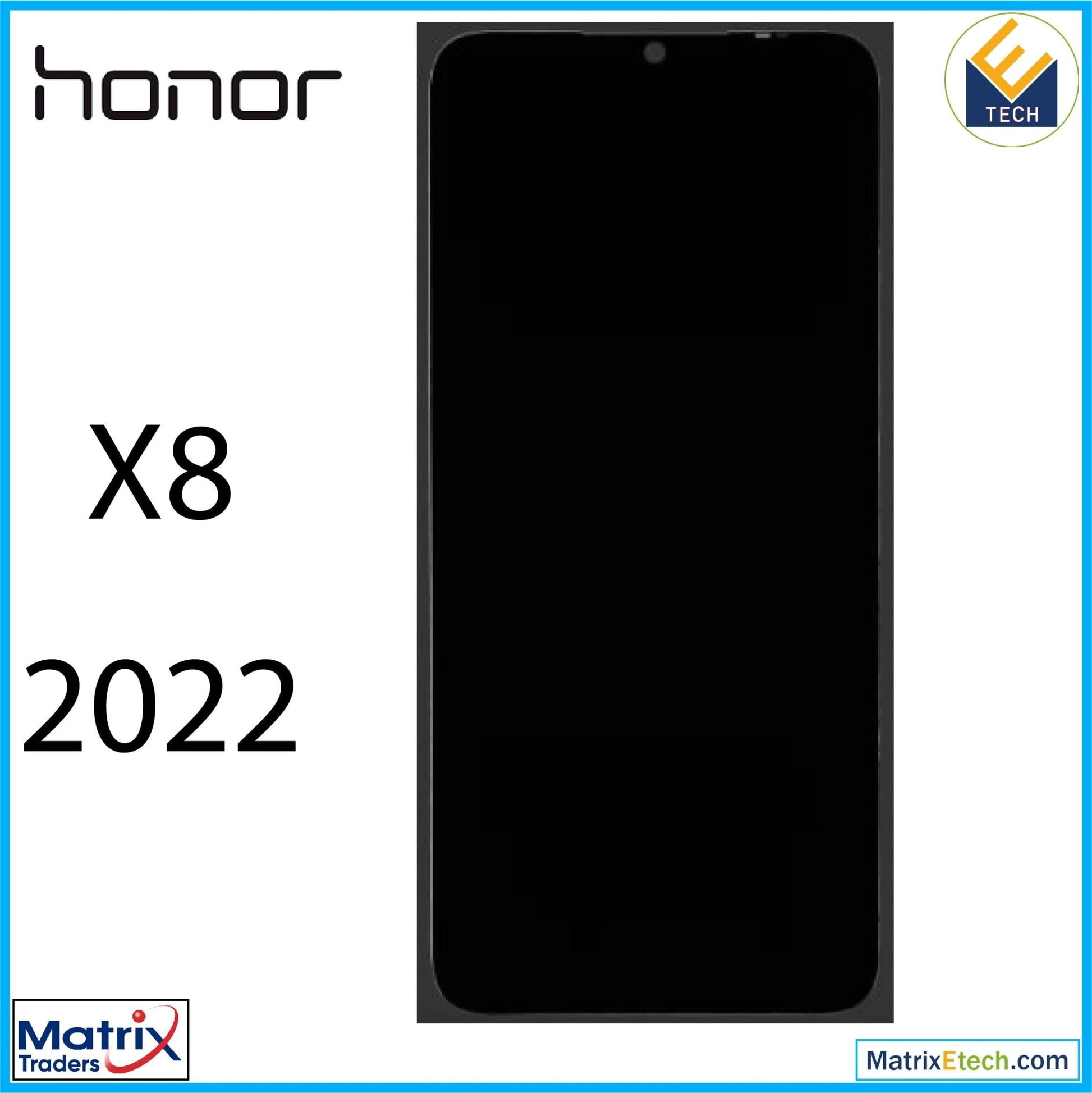 Honor X8 (2022) LCD Assembly Without Frame (Refurbished) (All Colors) - Matrix Traders