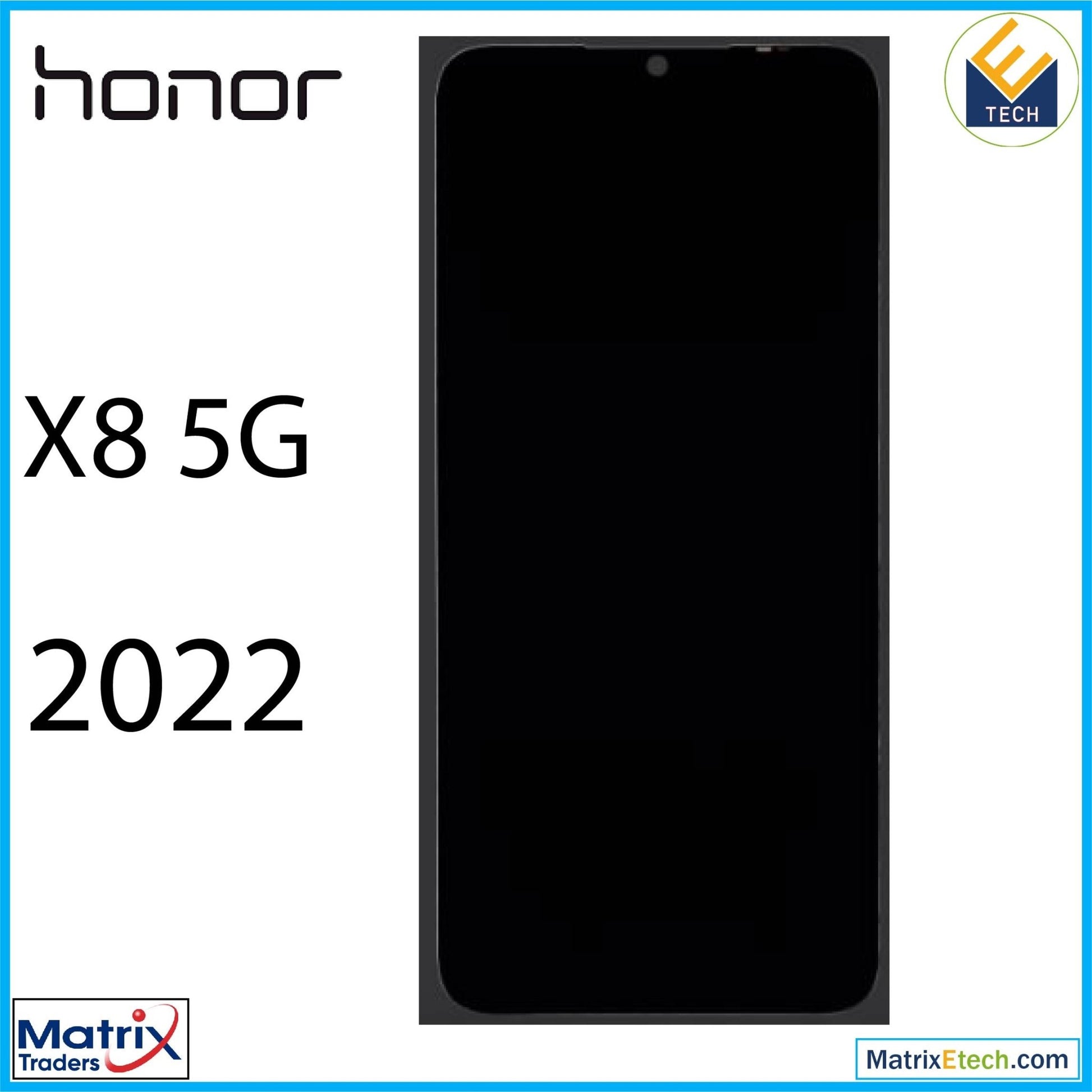 Honor X8 5G (2022) LCD Assembly Without Frame (Refurbished) (All Colors) - Matrix Traders