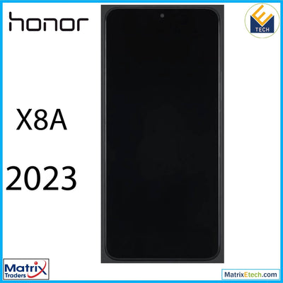 Honor X8a (2023) LCD Assembly With Frame (Refurbished) (Midnight Black) - Matrix Traders