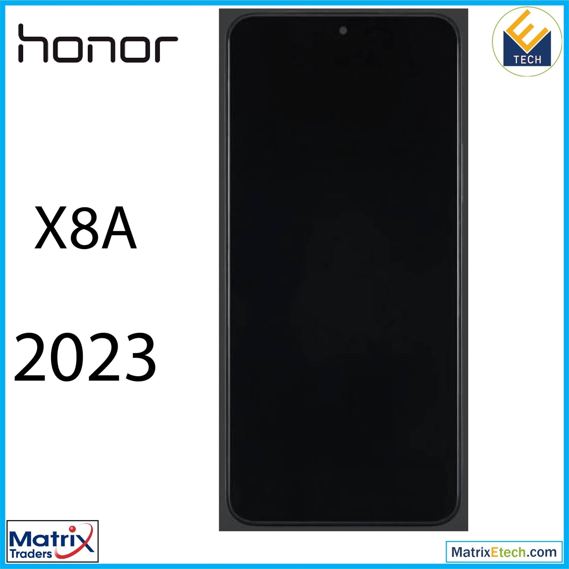 Honor X8a (2023) LCD Assembly Without Frame (Refurbished) (All Colors) - Matrix Traders