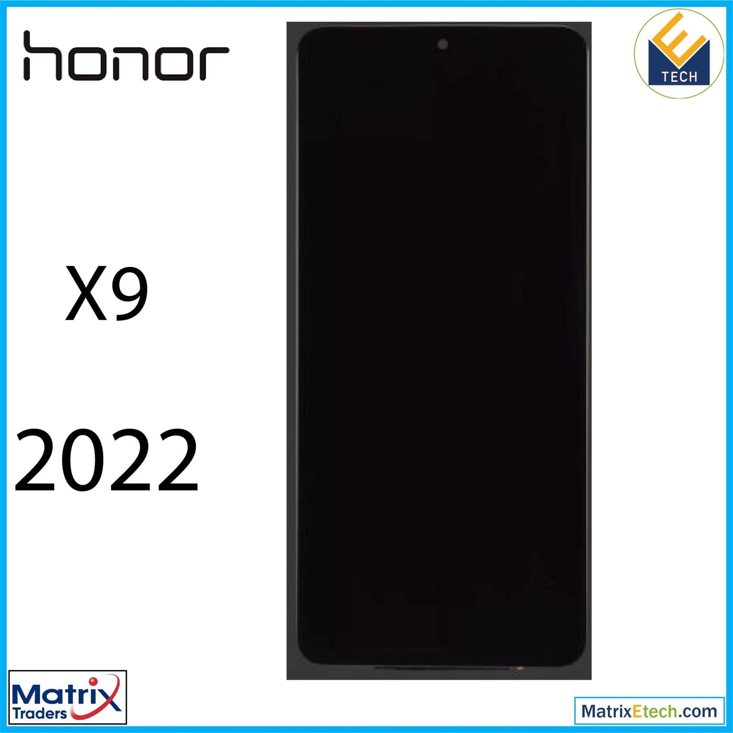 Honor X9 (2022) LCD Assembly Without Frame (Refurbished) (All Colors) - Matrix Traders