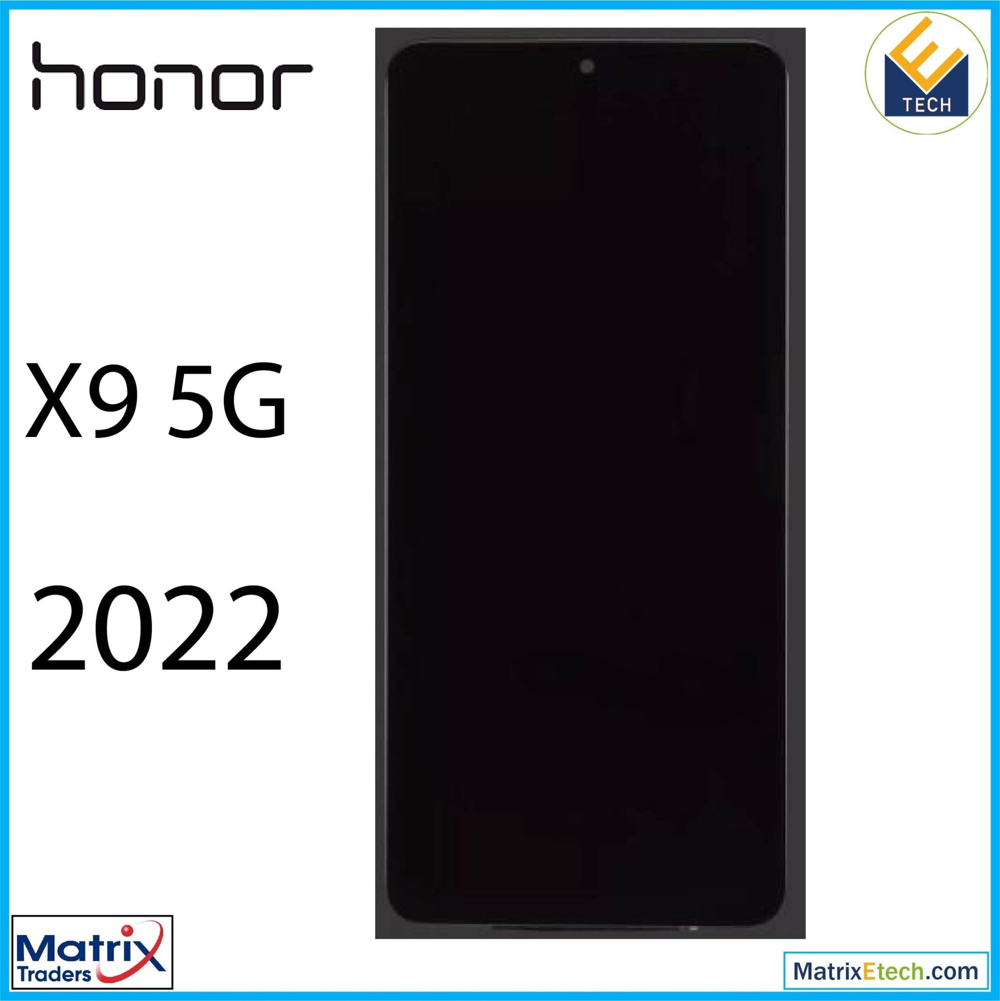 Honor X9 5G (2022) LCD Assembly Without Frame (Refurbished) (All Colors) - Matrix Traders