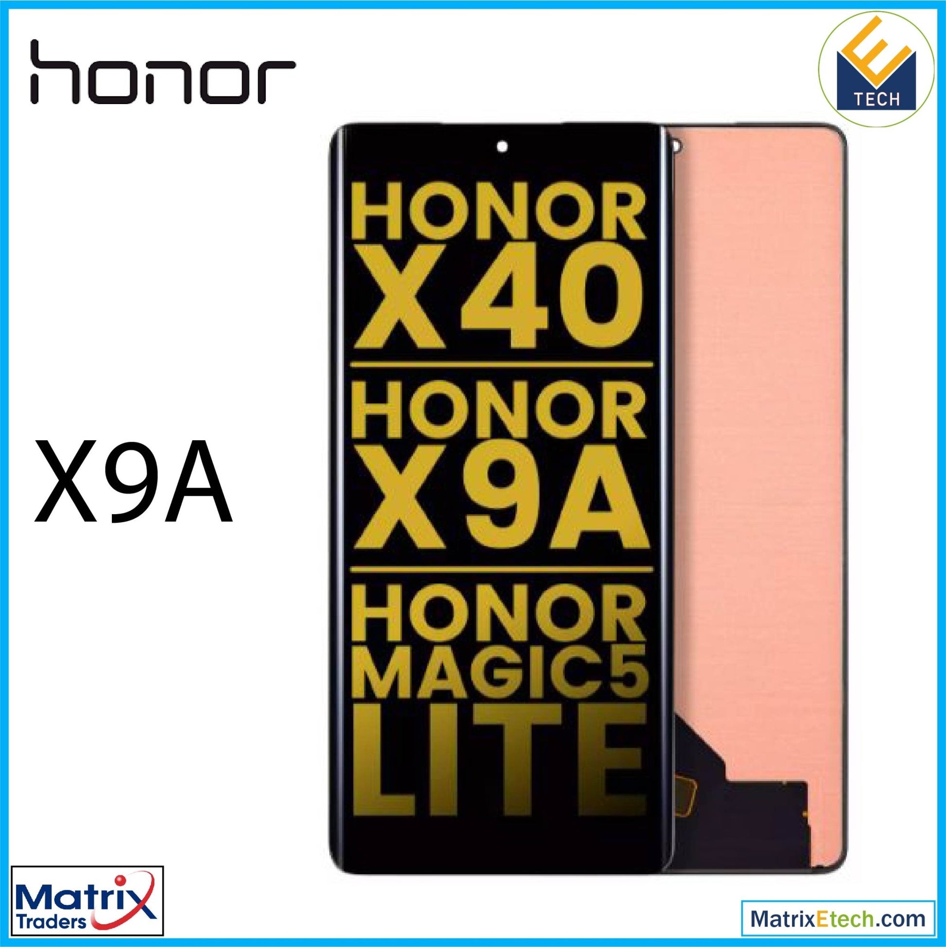 Honor X9A LED Assembly Without Frame (Refurbished) (All Colors) - Matrix Traders