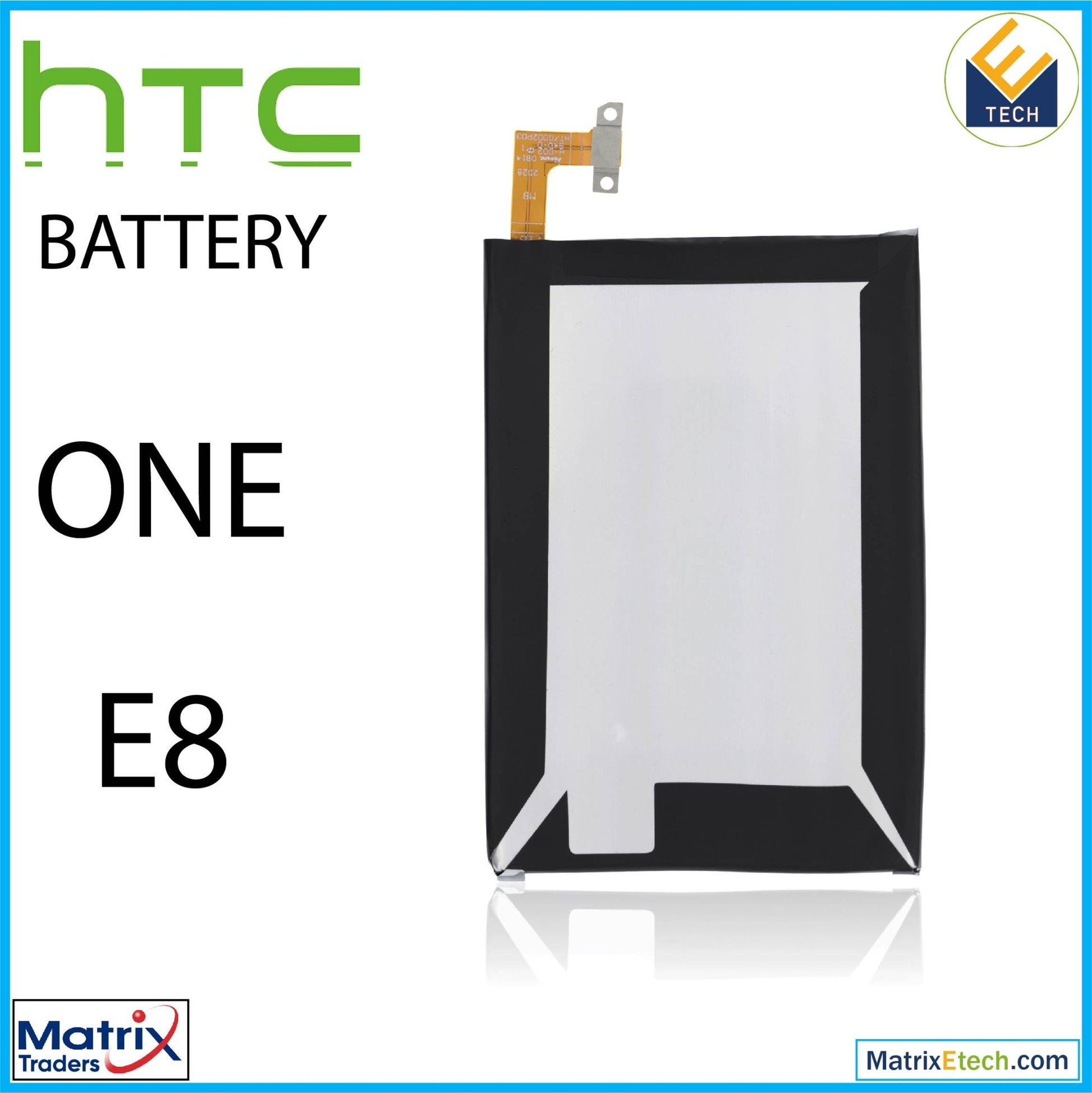 HTC One E8 Replacement Battery (B0P6B100) (Normal) - Matrix Traders