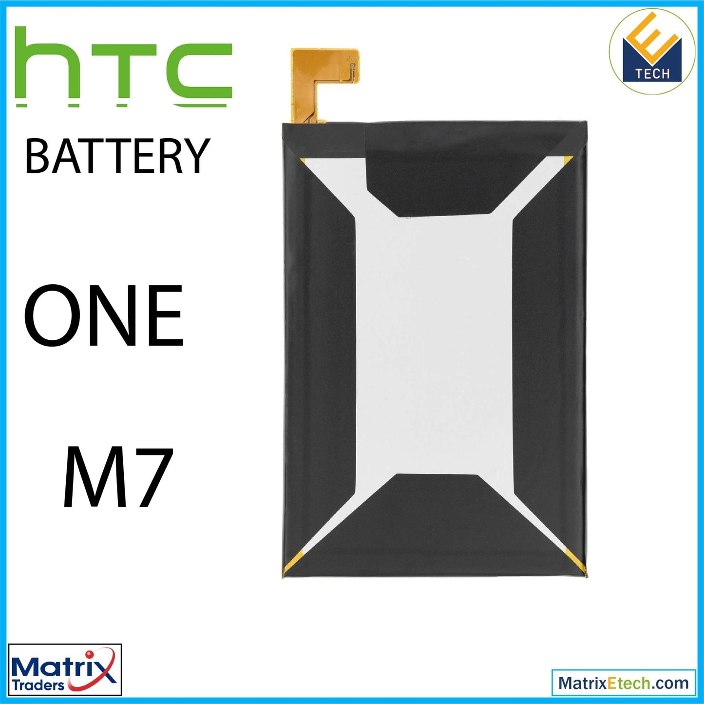 HTC One M7 Replacement Battery (BN07100) (Normal) - Matrix Traders