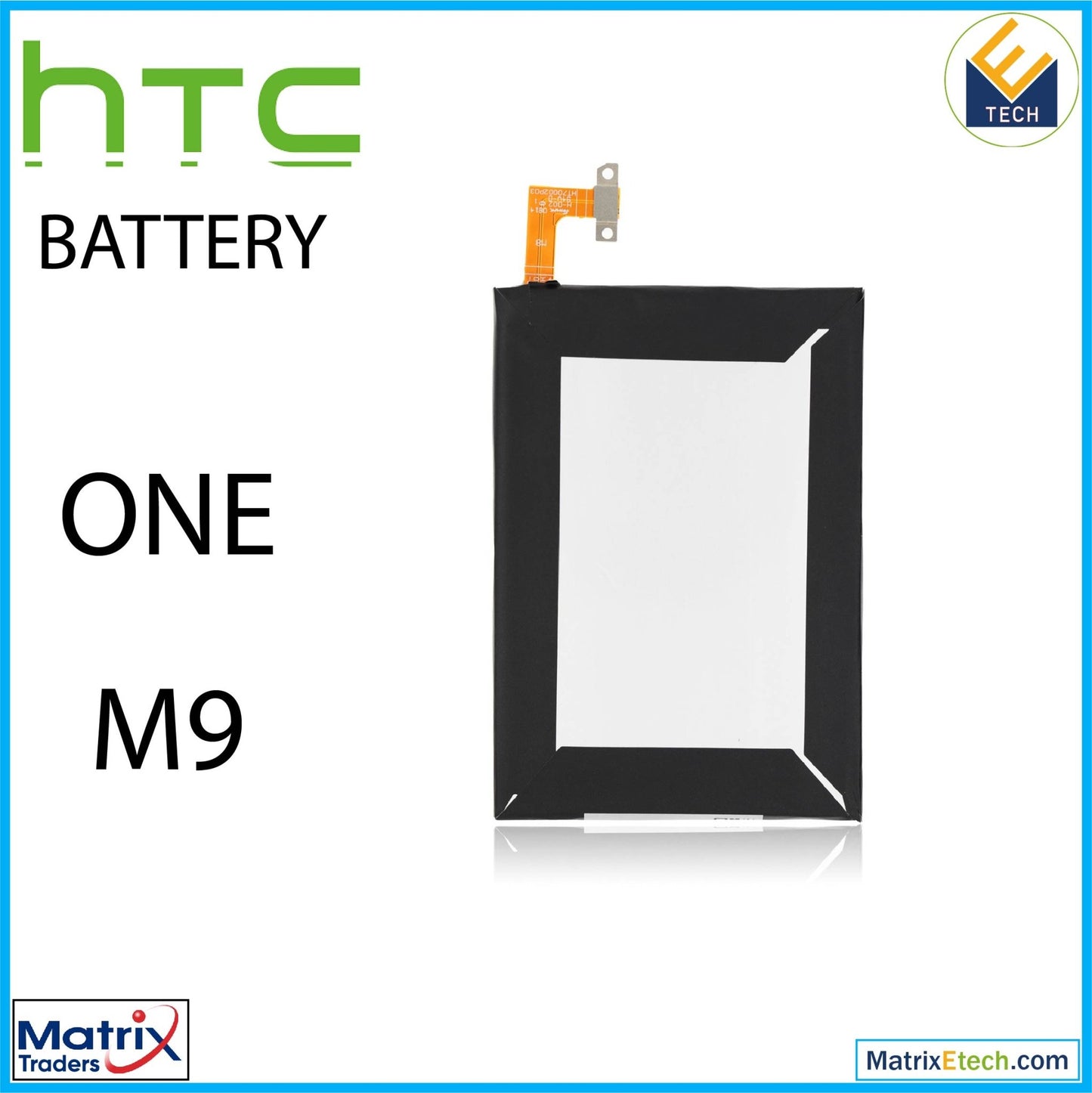 HTC One M9 Replacement Battery (B0PGE100) (Normal) - Matrix Traders