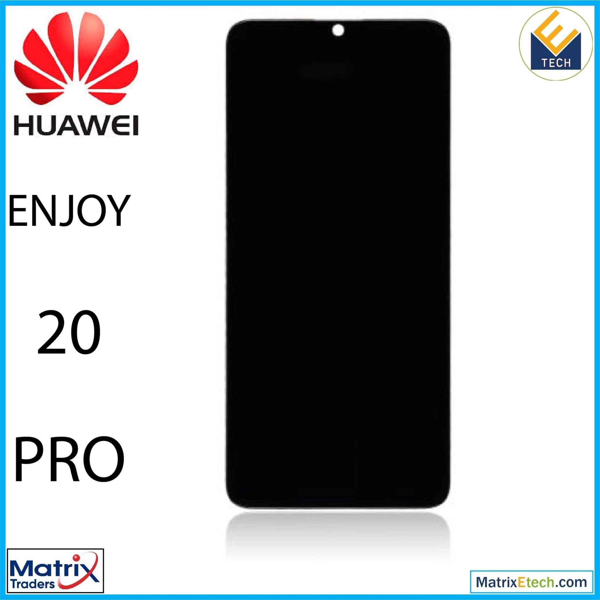 Huawei Enjoy 20 Pro LCD Assembly Without Frame (Refurbished) (All Colors) - Matrix Traders