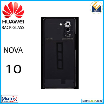 Huawei Nova 10 Back cover Glass With Camera Lens (Silver) - Matrix Traders