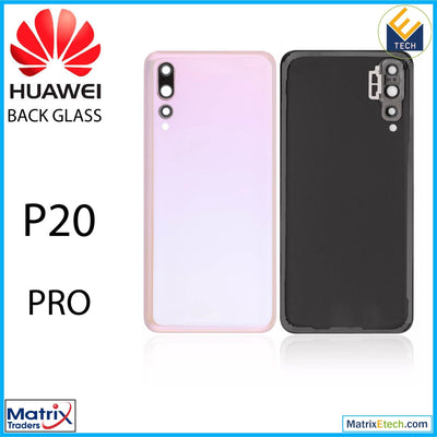 Huawei P20 Pro Back cover Glass With Camera Lens (Rose Gold) - Matrix Traders