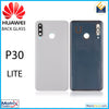 Huawei P30 Lite Back cover Glass With Camera Lens (4GB RAM Without Logo) (Pearl White) - Matrix Traders