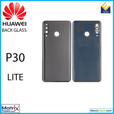 Huawei P30 Lite Back cover Glass With Camera Lens (6GB RAM Without Logo) (Midnight Black) - Matrix Traders