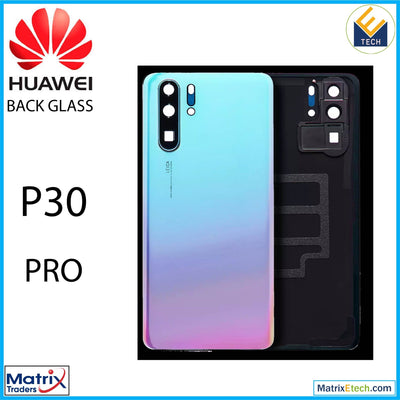 Huawei P30 Pro Back cover Glass With Camera Lens (Breathing Crystal) - Matrix Traders