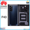 Huawei P40 Back cover Glass With Camera Lens (Black) - Matrix Traders