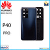 Huawei P40 Pro Back cover Glass With Camera Lens (Black) - Matrix Traders