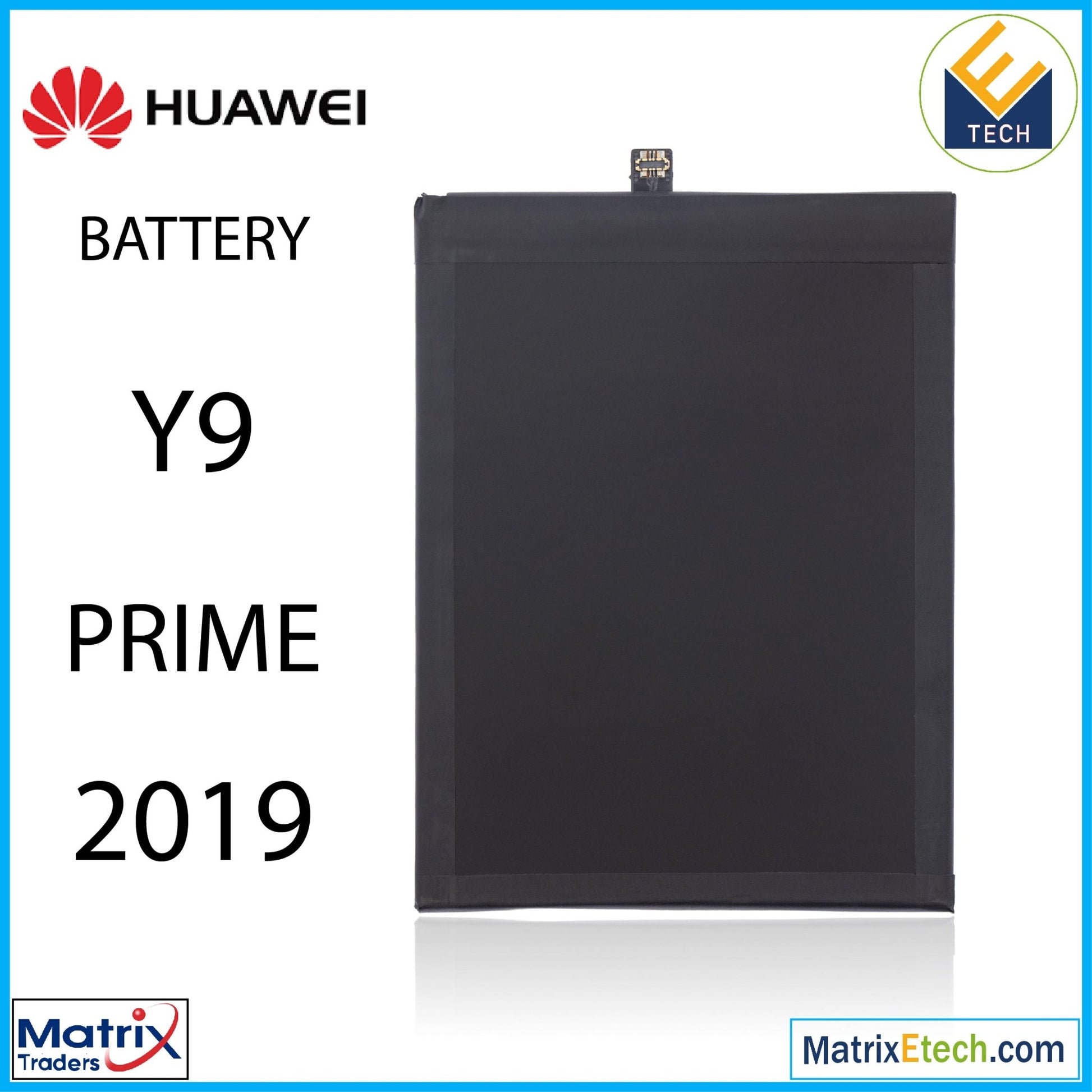 Huawei Y9 Prime (2019) Replacement Battery (HB446486ECW) - Matrix Traders