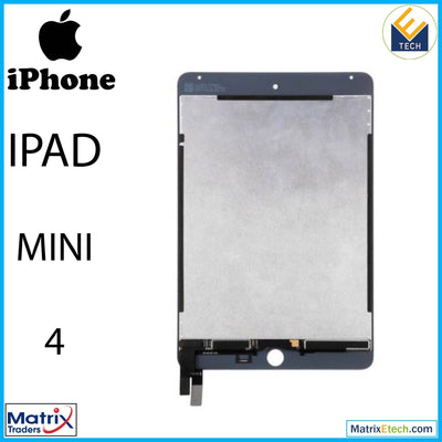 iPad Mini 4 LCD Assembly With Digitizer (Blemish Grade A) (White) - Matrix Traders