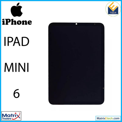 iPad Mini 6 LCD Assembly With Digitizer (WiFi Version) (Aftermarket Pro XO7) (Black) - Matrix Traders