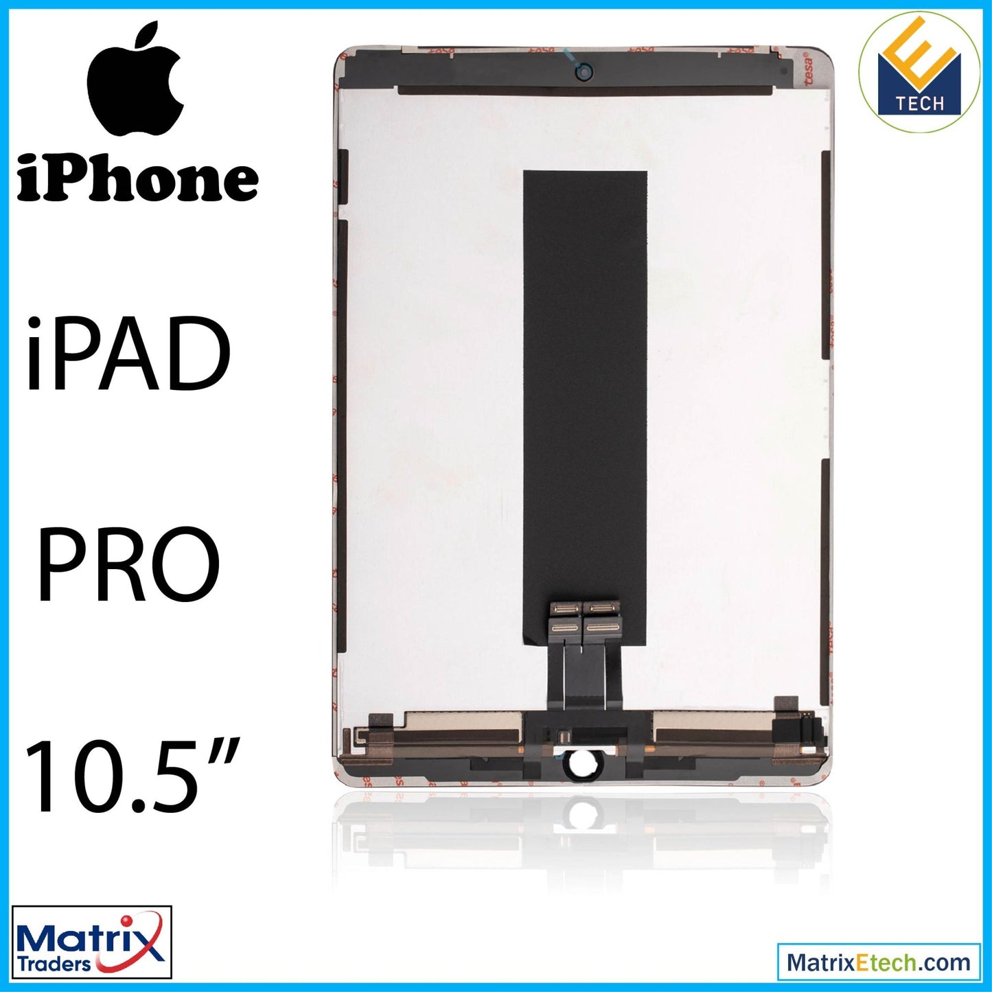 iPad Pro 10.5 LCD Assembly With Digitizer (Premium) (Black) - Matrix Traders