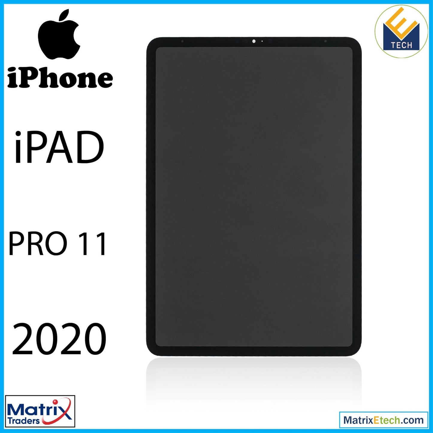 iPad Pro 11 2nd Gen (2020) LCD Assembly With Digitizer (Premium) (All Colors) - Matrix Traders