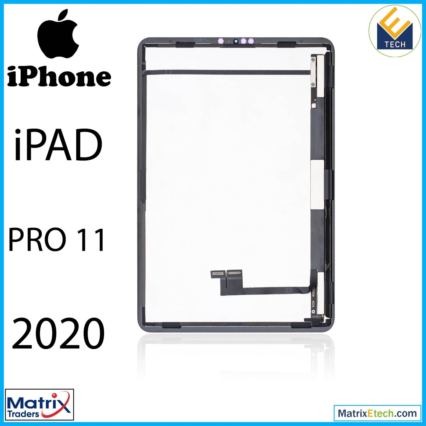 iPad Pro 11 2nd Gen (2020) LCD Assembly With Digitizer (Premium) (All Colors) - Matrix Traders