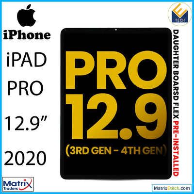 iPad Pro 12.9 4th Gen (2020) LCD Assembly With Digitizer (Premium) (All Colors) - Matrix Traders