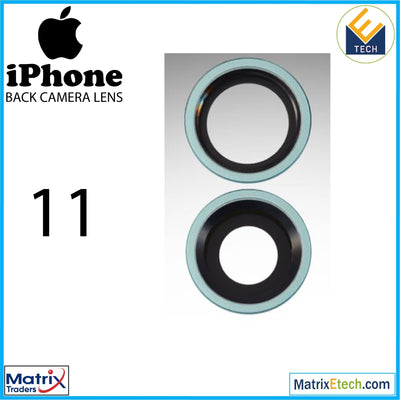 iPhone 11 Back Camera Lens With Bracket & Bezel (2 Piece) - Matrix Traders