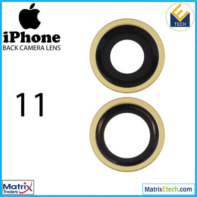 iPhone 11 Back Camera Lens With Bracket & Bezel ( 2 Piece) - Matrix Traders